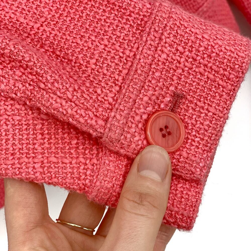 IRO Felicity Tweed Jacket Pink US 6 / FR 38 - Picture 5 of 10